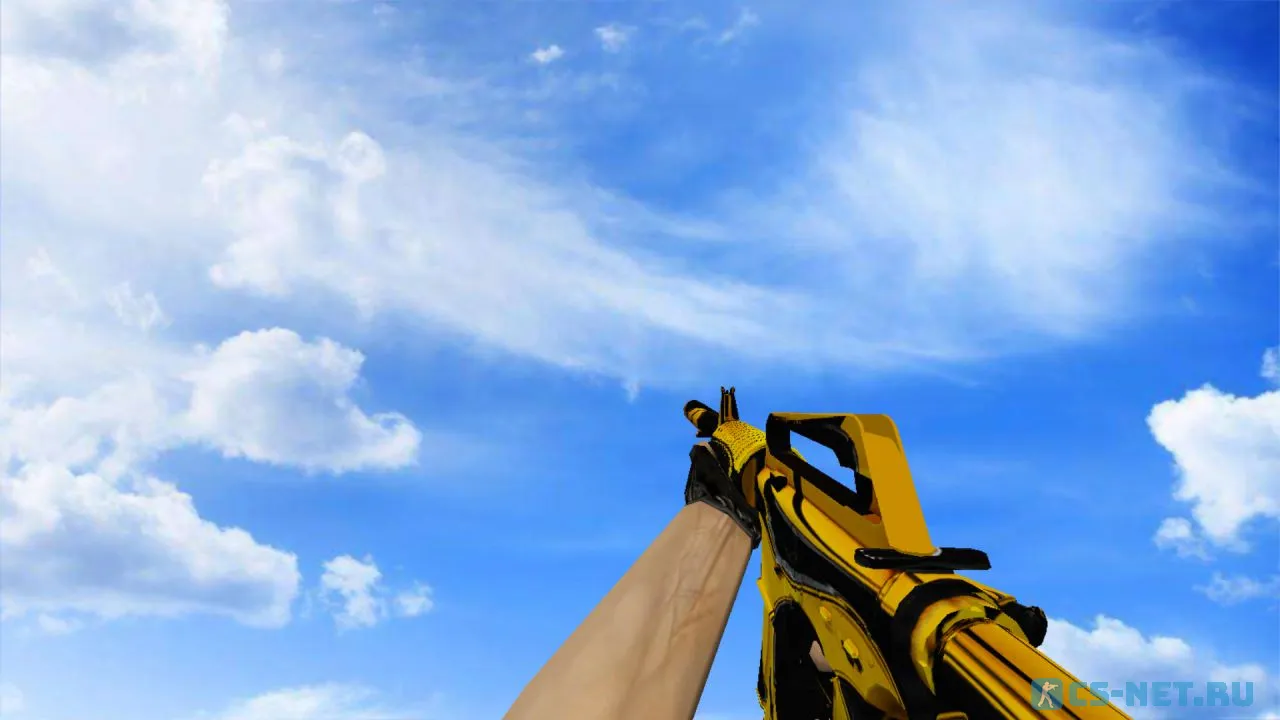 Модель «М4А1 Желтый жакет» для CS 1.6 (скрин 3)