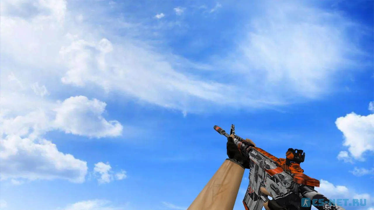 Модель «Default M4A1 | Азимов Поношенное» для CS 1.6