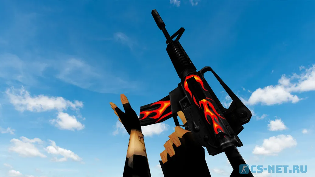 Модель «Default M4A1 Firestyle» для CS 1.6 (скрин 2)