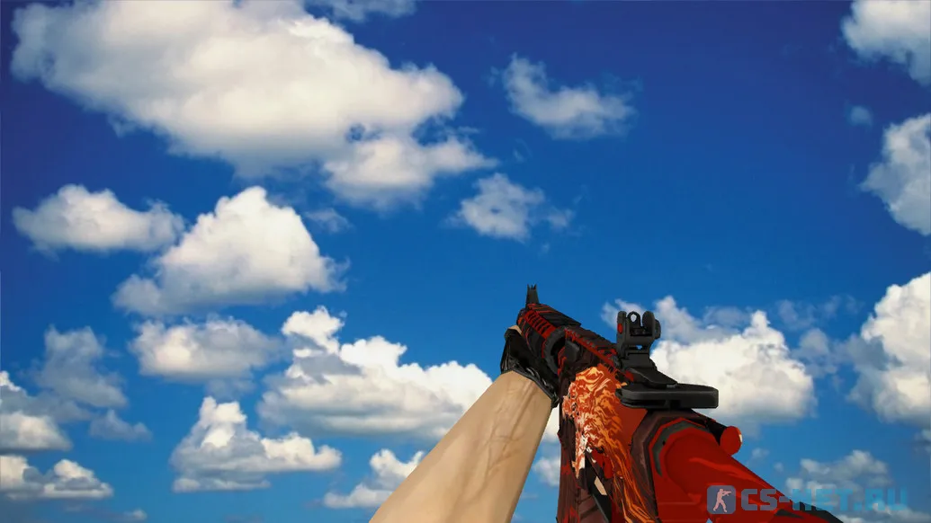 Модель «M4A4 | Вой» для CS 1.6 (скрин 3)