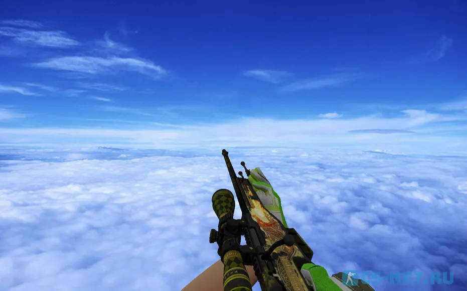 Модель «AWP Dragon Lore (Battle-Scarred)» для CS 1.6 (скрин 2)