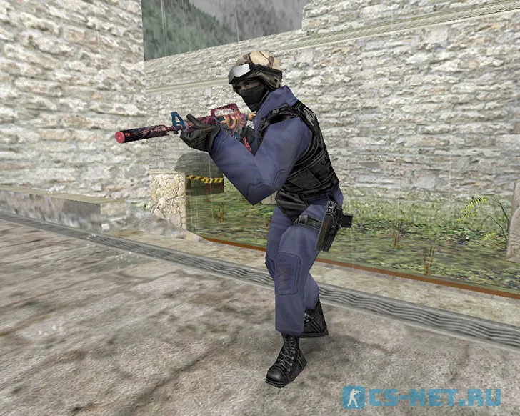 Модель «М4А1 | Добро пожаловать в джунгли» для CS 1.6 (скрин 6)