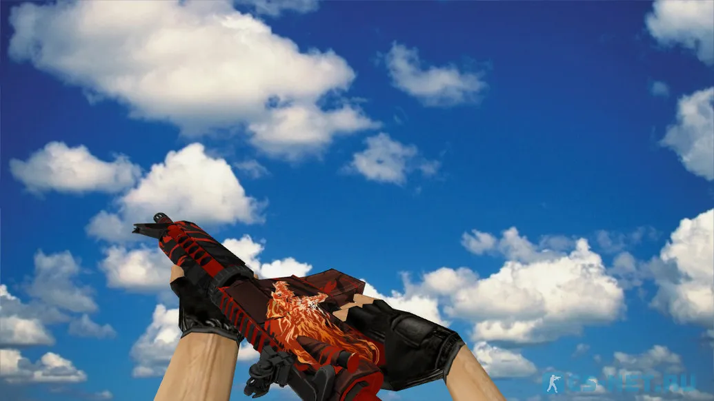 Модель «M4A4 | Вой» для CS 1.6 (скрин 2)