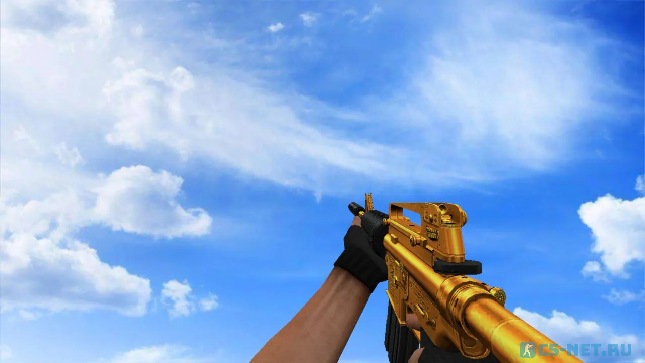 Модель «М4А1 Золотой» для CS 1.6