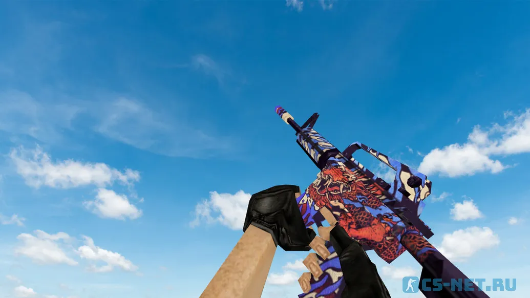 Модель «Default M4A1 | Король драконов» для CS 1.6 (скрин 2)