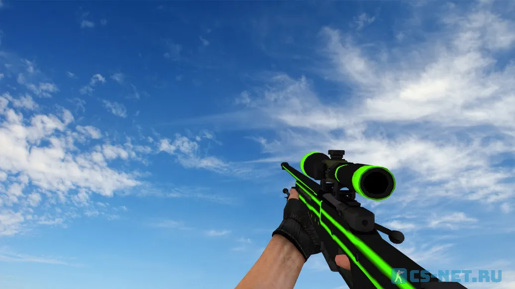 Модель «AWP | Зеленая линия» для CS 1.6