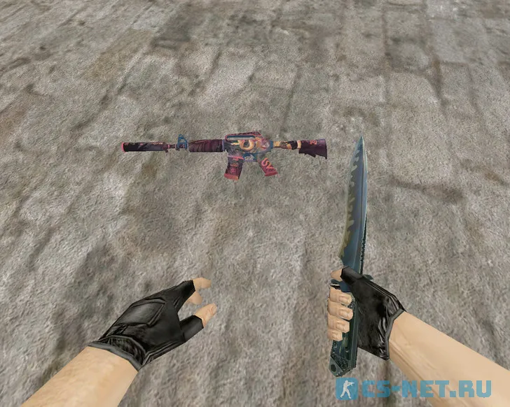 Модель «М4А1 | Добро пожаловать в джунгли» для CS 1.6 (скрин 7)