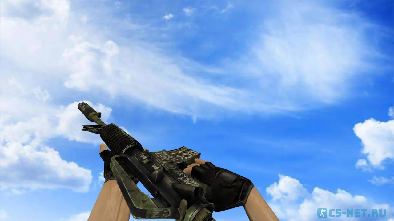 Модель «М4А1 | Взгляд в прошлое» для CS 1.6 (скрин 2)