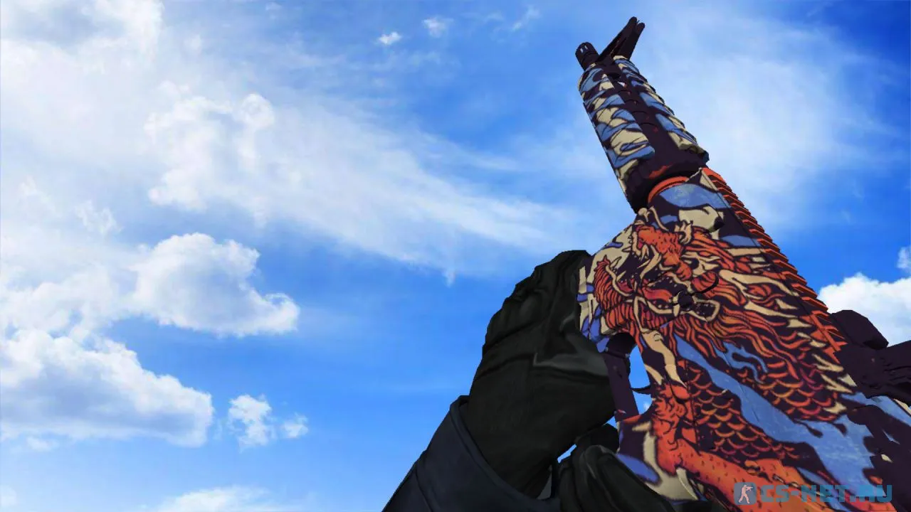 Модель «M4A4 | Король драконов» для CS 1.6 (скрин 2)