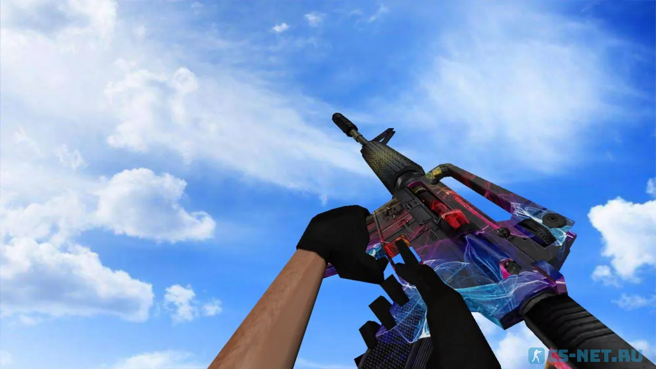 Модель «М4А1 Неоновый туман» для CS 1.6 (скрин 2)