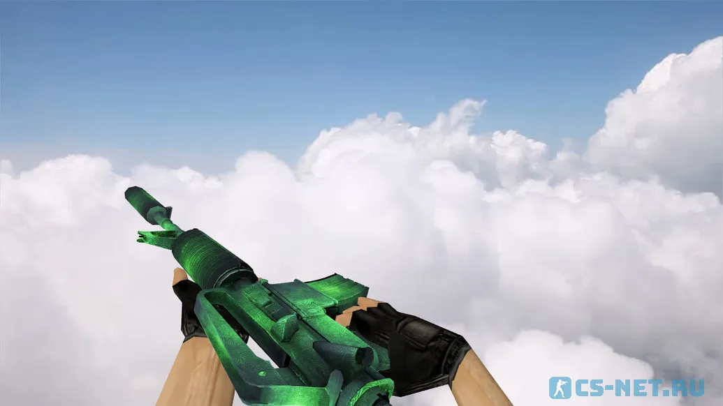 Модель «М4А1 | Зеленая гравировка» для CS 1.6 (скрин 2)