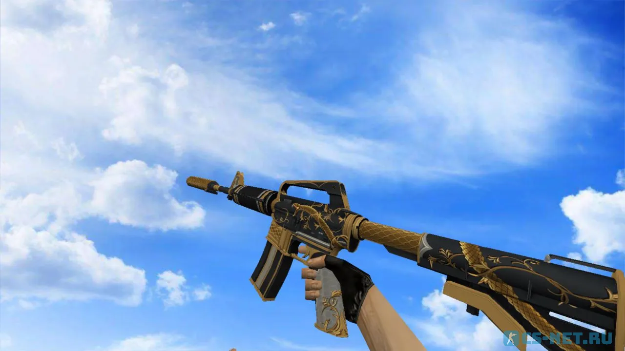 Модель «M4A1-S | Золотая спираль» для CS 1.6