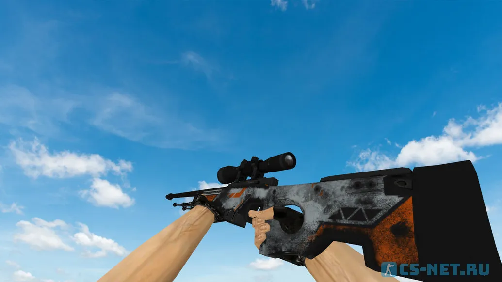 Модель «AWP Asiimov Поношенное» для CS 1.6
