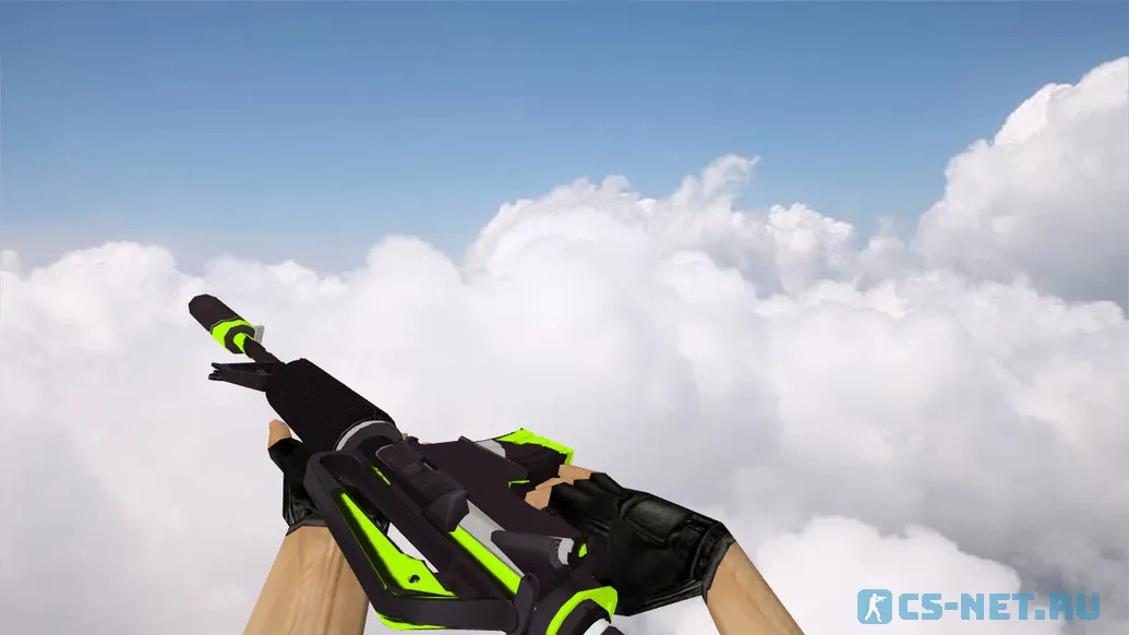Модель «M4A1 Green | Сайрекс» для CS 1.6 (скрин 2)
