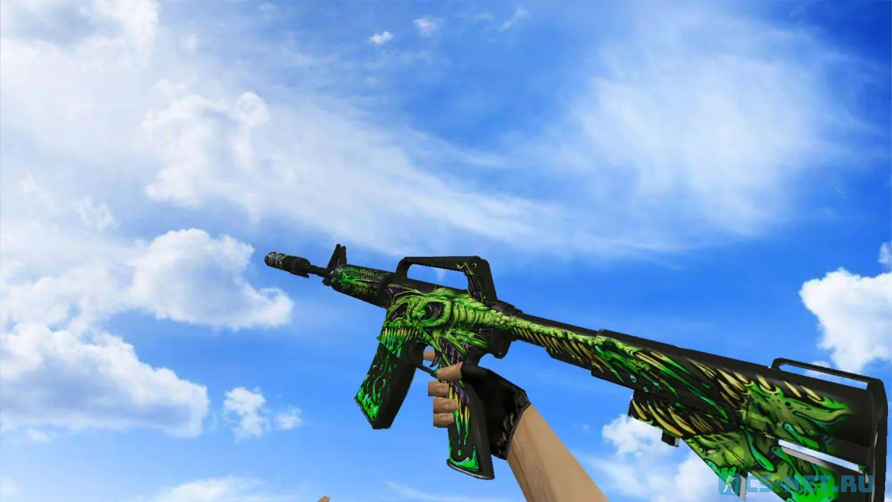 Модель «М4А1 Токсичный» для CS 1.6