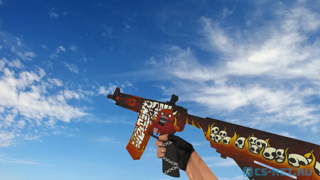 Модель «M4A4 | Адское пламя» для CS 1.6