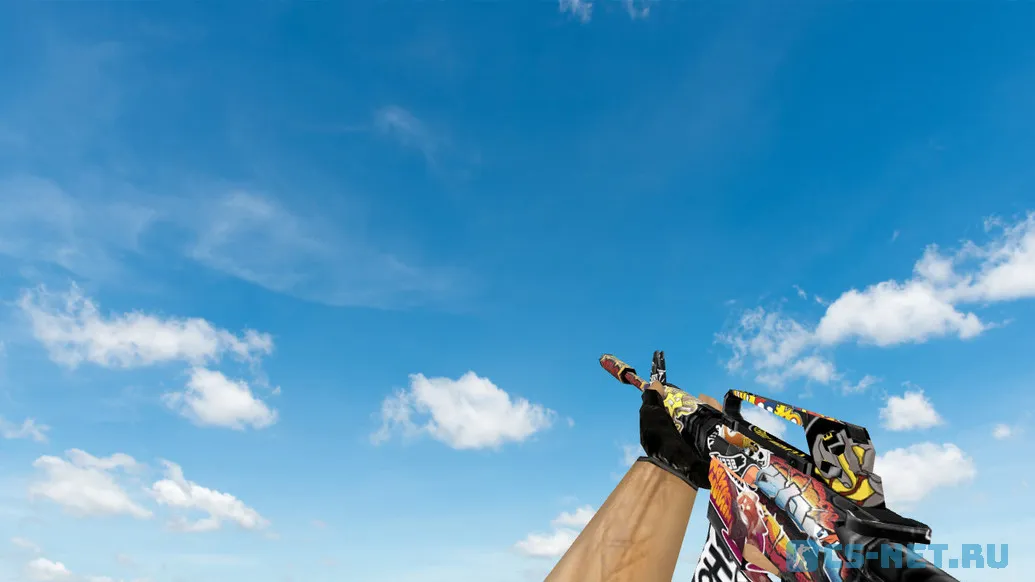 Модель «Default M4A1 Sticker» для CS 1.6