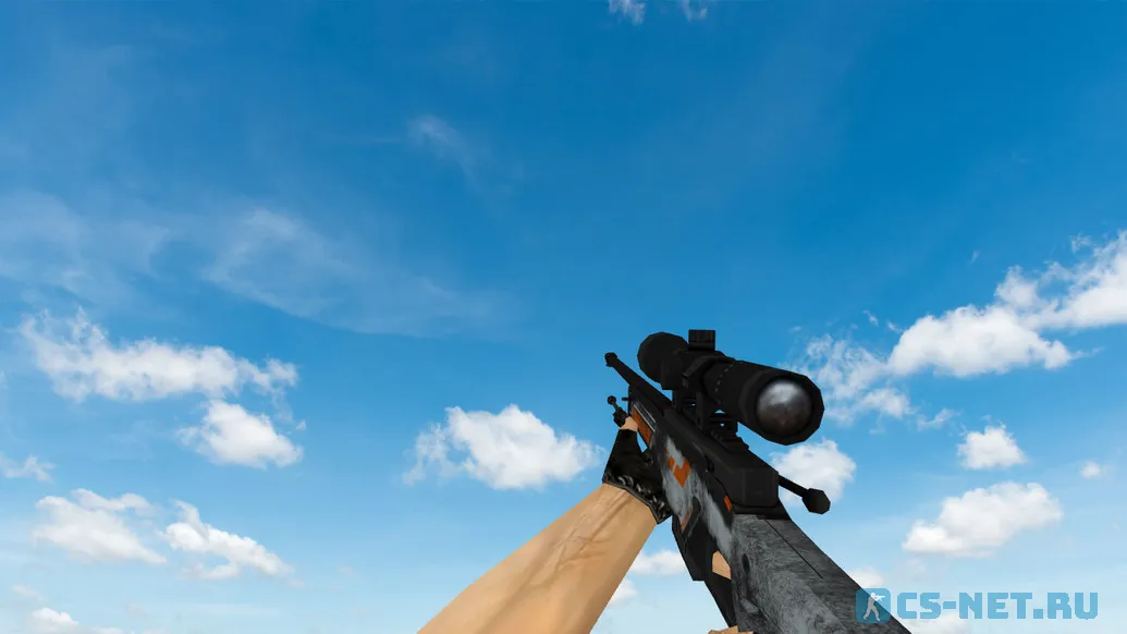 Модель «AWP Asiimov Поношенное» для CS 1.6 (скрин 3)