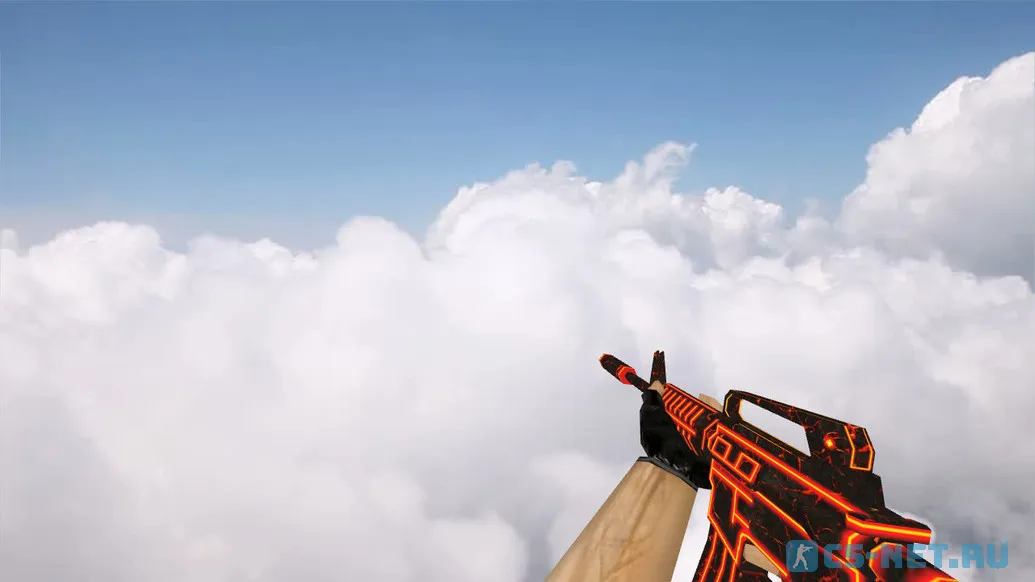Модель «Default M4A1 | Hot Lava» для CS 1.6