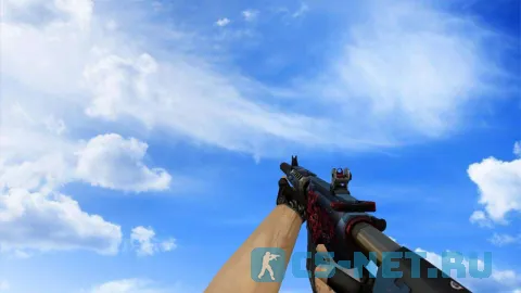 Модель «M4A4 | Ликорис лучистый (Spider Lily)» для CS 1.6