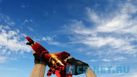 Модель «M4A4 Burn Out» для CS 1.6 (скрин 2)