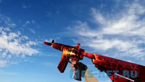 Модель «M4A4 Burn Out» для CS 1.6