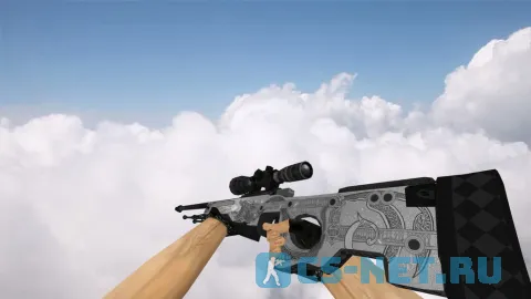 Модель «AWP Silver Dragon Lore» для CS 1.6