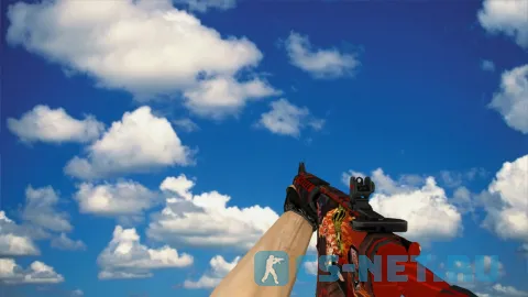 Модель «M4A4 «Вой» stickers» для CS 1.6 (скрин 3)