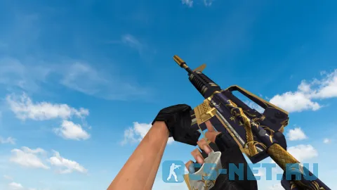 Модель «Default M4A1 | Золотая спираль» для CS 1.6 (скрин 2)
