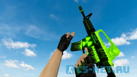 Модель «Default M4A1 Nuclear Leek» для CS 1.6 (скрин 2)