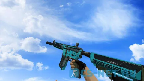Модель «M4A4 | Облом (blue)» для CS 1.6