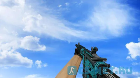 Модель «M4A4 | Облом (blue)» для CS 1.6 (скрин 3)