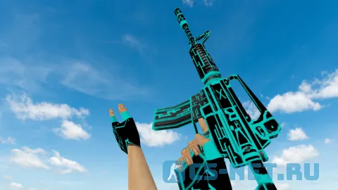 Модель «Default M4A1 Neon Electro» для CS 1.6 (скрин 2)