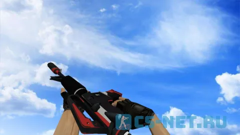 Модель «M4A1-S | Сайрекс с наклейками» для CS 1.6 (скрин 2)