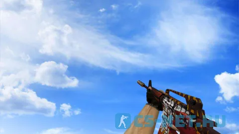 Модель «Default M4A1 | Адское пламя» для CS 1.6