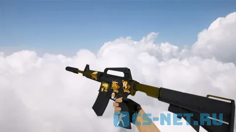 Модель «M4A1 | Рыцарь (с наклейками)» для CS 1.6