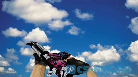 Модель «M4A4 | Неонуар» для CS 1.6 (скрин 2)