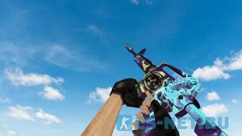 Модель «Default M4A1 | Безлюдный космос» для CS 1.6 (скрин 2)