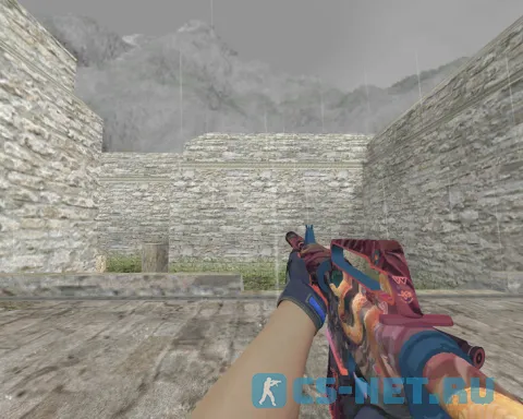 Модель «М4А1 | Добро пожаловать в джунгли» для CS 1.6 (скрин 4)