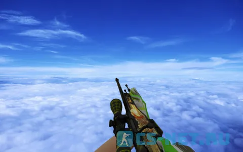 Модель «AWP Dragon Lore (Battle-Scarred)» для CS 1.6 (скрин 2)