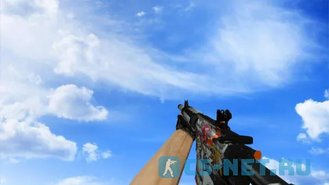 Модель «M4A4 | Азимов (с наклейками)» для CS 1.6