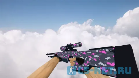 Модель «AWP Пиксельный камуфляж | Розовый» для CS 1.6