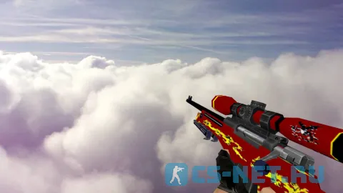 Модель «Default AWP Red Dragon» для CS 1.6 (скрин 2)
