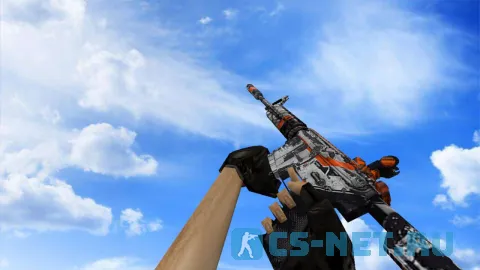 Модель «Default M4A1 | Азимов Поношенное» для CS 1.6 (скрин 2)