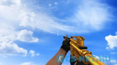 Модель «М4А1 Золотой» для CS 1.6