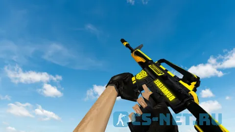 Модель «Default M4A1 BUMBLEBEE» для CS 1.6 (скрин 2)