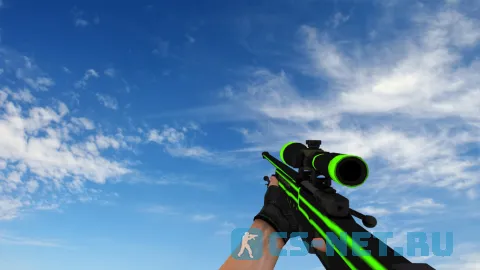 Модель «AWP | Зеленая линия» для CS 1.6