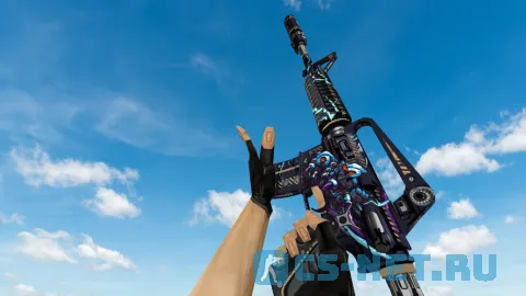 Модель «Default M4A1 High Voltage God» для CS 1.6 (скрин 2)