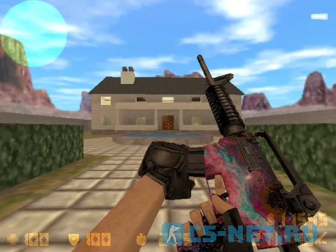 Модель «M4A1 Ты просто космос» для CS 1.6 (скрин 2)
