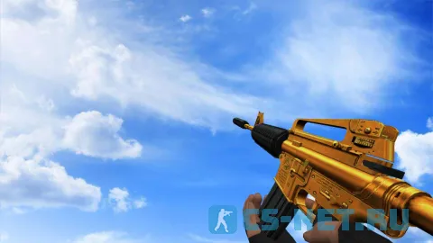 Модель «М4А1 Золотой» для CS 1.6 (скрин 2)